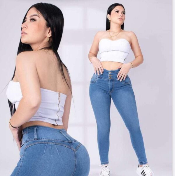 Blue Push-Up Jeans